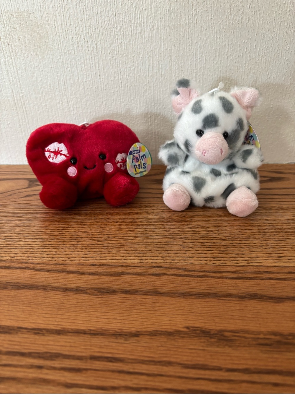 AURORA Original PALM PALS Piggles Spotted Pig Kimi Kisses Heart Plush Lot NWT